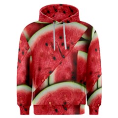 Watermelon, Fruit, Green, Red Men s Overhead Hoodie