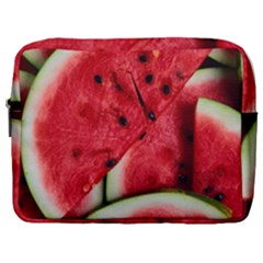 Watermelon, Fruit, Green, Red Make Up Pouch (large)