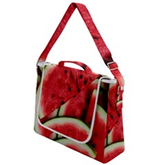 Watermelon, Fruit, Green, Red Box Up Messenger Bag