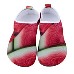 Watermelon, Fruit, Green, Red Men s Sock-style Water Shoes