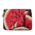 Watermelon, Fruit, Green, Red 13  Vertical Laptop Sleeve Case With Pocket View1