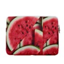 Watermelon, Fruit, Green, Red 13  Vertical Laptop Sleeve Case With Pocket View2