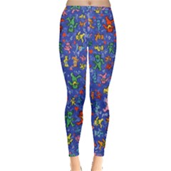 Grateful Dead Dancing Bears Pattern Inside Out Leggings