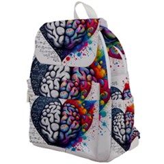 Brain Heart Math Top Flap Backpack by Salmanaz77