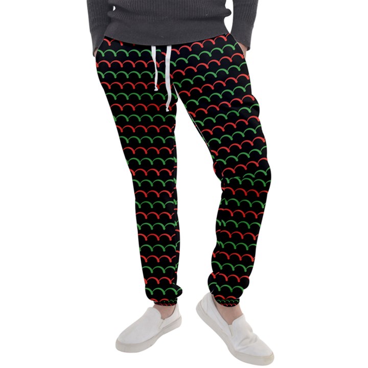 Geometric Abstract Pattern Line Men s Jogger Sweatpants