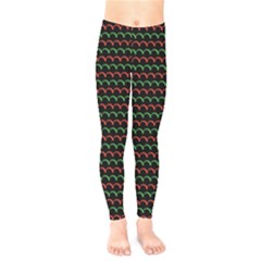 Geometric Abstract Pattern Line Kids  Leggings