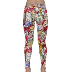 Pattern Kitten Christmas Classic Yoga Leggings