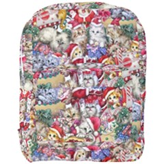 Pattern Kitten Christmas Full Print Backpack by Bedest