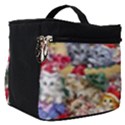 Pattern Kitten Christmas Make Up Travel Bag (Small) View1