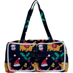 Funny Christmas Pattern Background Multi Function Bag by Ket1n9