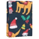 Funny Christmas Pattern Background Playing Cards Single Design (Rectangle) with Custom Box View1