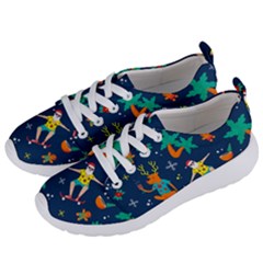 Colorful Funny Christmas Pattern Women s Lightweight Sports Shoes