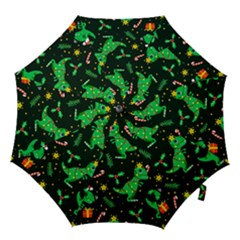 Christmas Funny Pattern Dinosaurs Hook Handle Umbrellas (large)