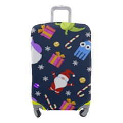 Colorful Funny Christmas Pattern Luggage Cover (small) by Ket1n9