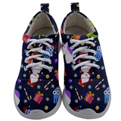 Colorful Funny Christmas Pattern Mens Athletic Shoes