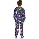 Colorful Funny Christmas Pattern Kids  Sweatshirt set View4