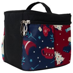 Flat Design Christmas Pattern Collection Art Make Up Travel Bag (big)