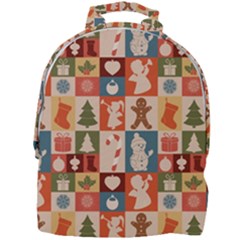 Cute Christmas Seamless Pattern Vector  - Mini Full Print Backpack