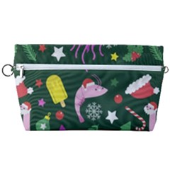 Dinosaur Colorful Funny Christmas Pattern Handbag Organizer by Ket1n9