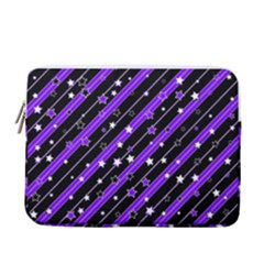 Christmas Paper Star Texture 13  Vertical Laptop Sleeve Case With Pocket by Ket1n9