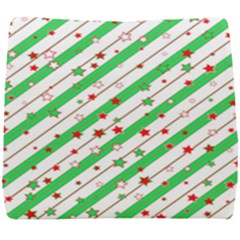 Christmas Paper Stars Pattern Texture Background Colorful Colors Seamless Seat Cushion