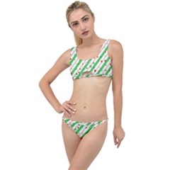 Christmas Paper Stars Pattern Texture Background Colorful Colors Seamless The Little Details Bikini Set