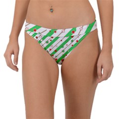 Christmas Paper Stars Pattern Texture Background Colorful Colors Seamless Band Bikini Bottoms