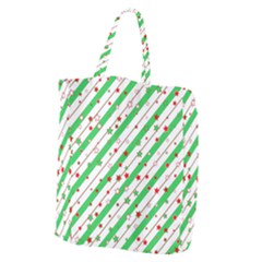 Christmas Paper Stars Pattern Texture Background Colorful Colors Seamless Giant Grocery Tote