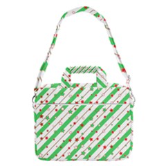 Christmas Paper Stars Pattern Texture Background Colorful Colors Seamless Macbook Pro 13  Shoulder Laptop Bag 