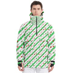 Christmas Paper Stars Pattern Texture Background Colorful Colors Seamless Men s Pullover Zip Ski And Snowboard Waterproof Breathable Jacket