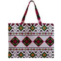 Ukrainian Folk Seamless Pattern Ethnic Ornament Border Element Traditional Zipper Mini Tote Bag View1