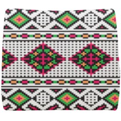 Ukrainian Folk Seamless Pattern Ethnic Ornament Border Element Traditional Seat Cushion