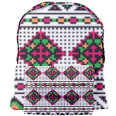 Ukrainian Folk Seamless Pattern Ethnic Ornament Border Element Traditional Giant Full Print Backpack