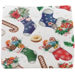 Christmas Socks Gloves Candy Cane Stocking Seamless Seat Cushion