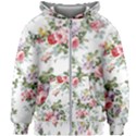 Floral Elements Peony Chinese Rose Kids  Zipper Hoodie Without Drawstring View1