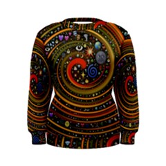 Swirl Vortex Emoji Cyclone Motion Art Women s Sweatshirt