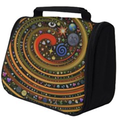 Swirl Vortex Emoji Cyclone Motion Art Full Print Travel Pouch (big)