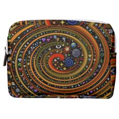 Swirl Vortex Emoji Cyclone Motion Art Make Up Pouch (medium)