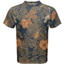 Seamless Pattern Patterns Leaves Vintage Men s Cotton T-Shirt View1