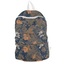 Seamless Pattern Patterns Leaves Vintage Foldable Lightweight Backpack