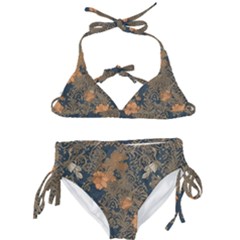 Seamless Pattern Patterns Leaves Vintage Kids  Classic Bikini Set