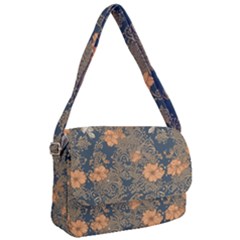 Seamless Pattern Patterns Leaves Vintage Courier Bag