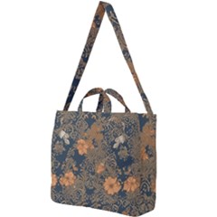 Seamless Pattern Patterns Leaves Vintage Square Shoulder Tote Bag