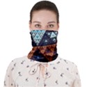 Fractal Triangle Geometric Abstract Pattern Face Covering Bandana (Adult) View1