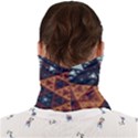 Fractal Triangle Geometric Abstract Pattern Face Covering Bandana (Adult) View2