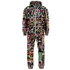 Spanish Gothic Girls Pattern Hooded Jumpsuit (men)