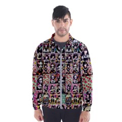 Spanish Gothic Girls Pattern Men s Windbreaker