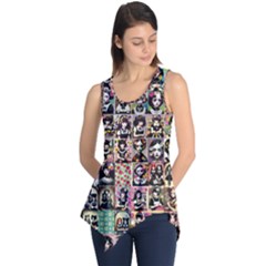 Spanish Gothic Girls Pattern Sleeveless Tunic