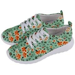 Retro 1960s Flowers Pattern 3 Men s Lightweight Sports Shoes