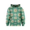 Retro 1960s Flowers Pattern 2 Kids  Pullover Hoodie View1